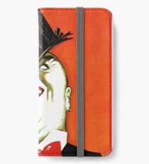 Italian Booze Vintage Advert Creepy Man in Tux iPhone Wallet/Case/Skin