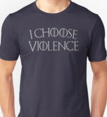 Game of Thrones Ich wähle Gewalt Slim Fit T-Shirt