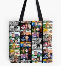 Faces of Who Tote Bag