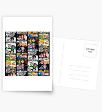 Faces of Who Postcards