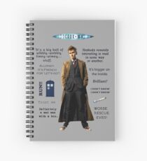 Dr. Who quotes Spiral Notebook