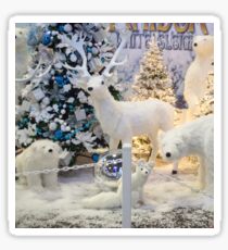 Snow Scene Sticker