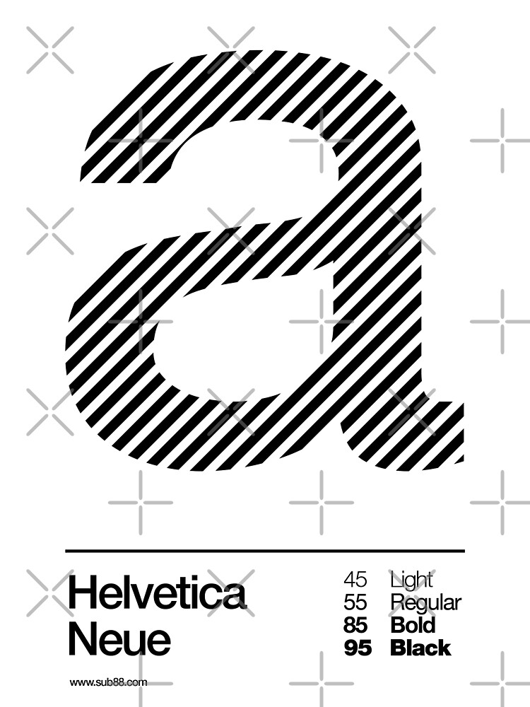 a .... Helvetica Neue (b) by sub88