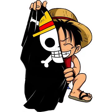 Pin: One Piece - Luffy and Flag