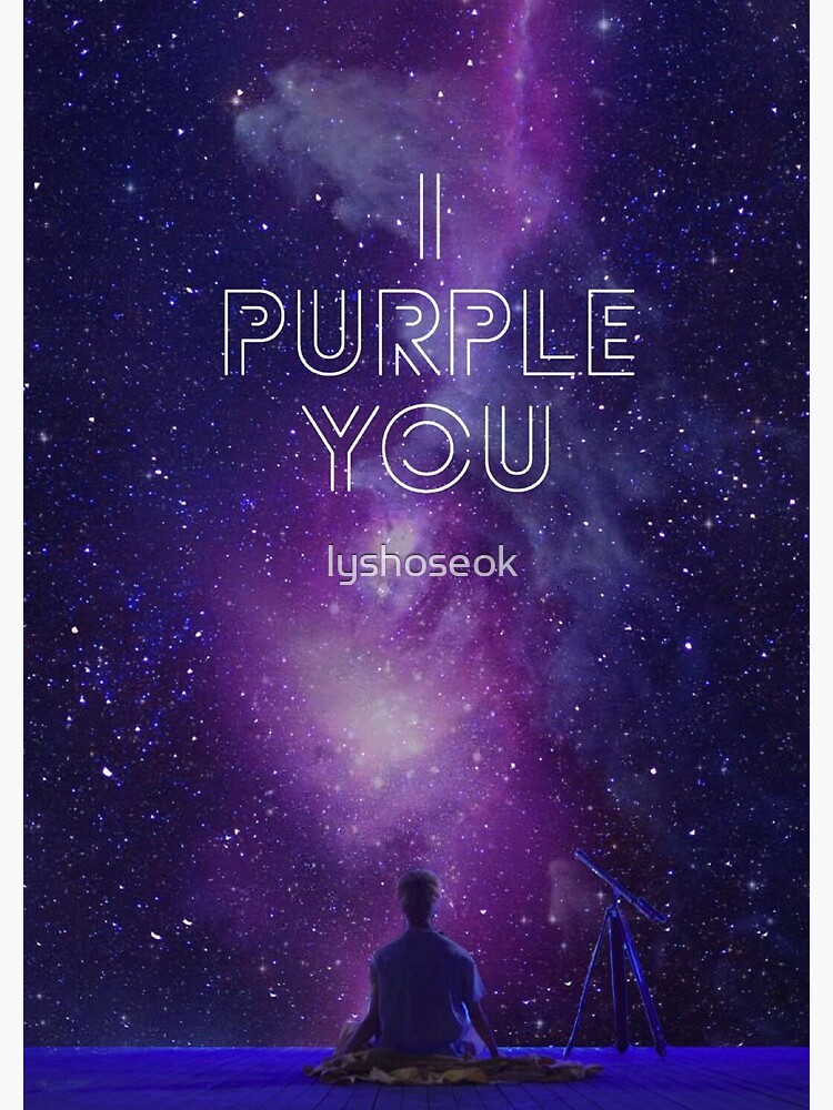 "BTS I PURPLE YOU" Spiral Notebook by lyshoseok | Redbubble