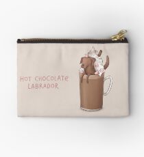 Hot Chocolate Labrador Studio Pouch