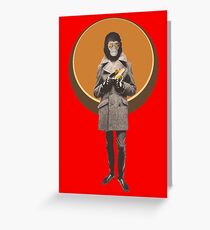 Planet Of The Apes Mod Style Greeting Card