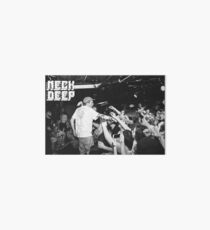 Neck Deep Live Art Board