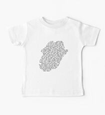 Rolling Stones - Paint it black Lyrics white Baby T-Shirt