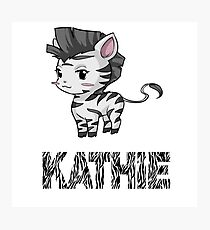 Zebra Kathie Photographic Print