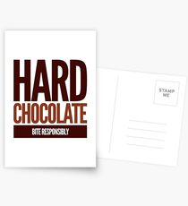 Hard Chocolate Bite Responsibly Postcards