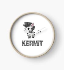 Zebra Kermit Clock