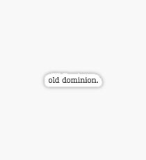 Old Dominion Sticker