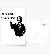 So Long Gay Boys - The Hangover Postcards