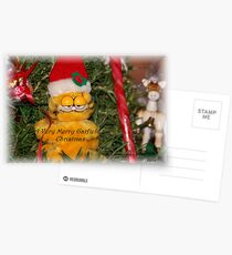 A Very Merry Garfield Christmas Postcards