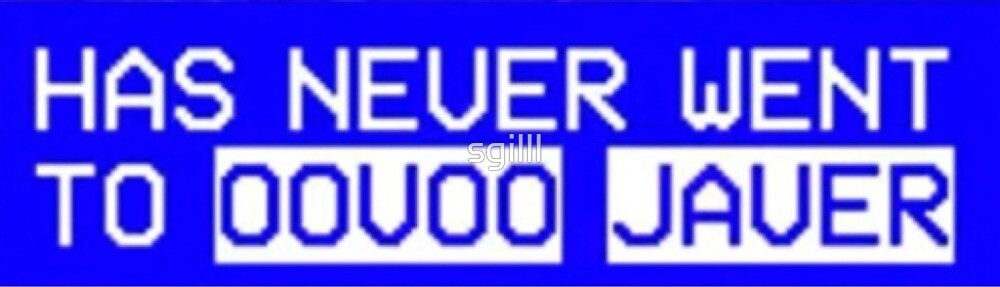has never went to oovoo javer subscript