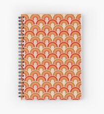 Retro red Spiral Notebook