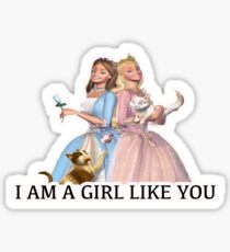 Barbie Princess and the Pauper Sticker