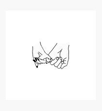 pinky promise Photographic Print