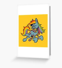 RAINBOW DASH Greeting Card