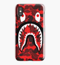 Red Shark XX Bape iPhone Case/Skin