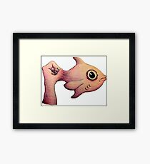 Left Handed Fish Framed Print