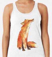 Camiseta de tirantes para mujer zorro