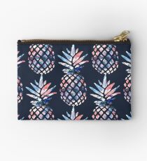 Pineapple Watercolor Swirl Studio Pouch