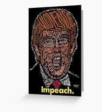Impeach. Sad. Loser. Trump. Greeting Card