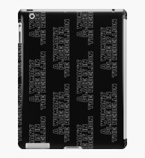 Rebellious Women (white, outline) iPad Case/Skin