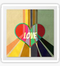 Love retro Sticker