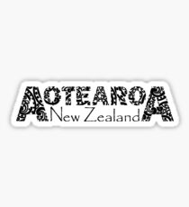 New Zealand Maori Art Kiwi Aotearoa Down Under Gift Idea Sticker