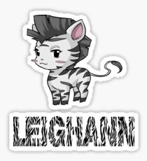 Zebra Leighann Sticker