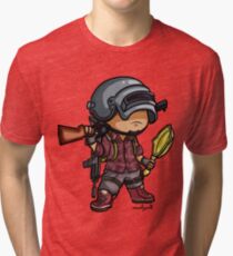 PUBG - Chibi Style Tri-blend T-Shirt