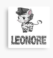 Zebra Leonore Metalldruck