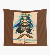 BUTTERFLY TREE : Vintage Abstract Dali Print Wall Tapestry