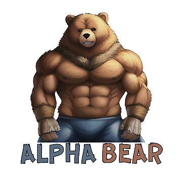 Bear Alpha Default Bear Sticker by Ismashadow2