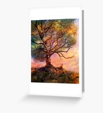 Sunset at Fox Mountain Greeting Card