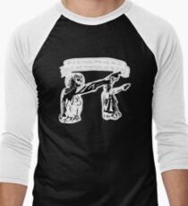 Skull Fiction Honey Bunny Men's Baseball Âľ T-Shirt