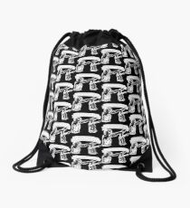 Skull Fiction Honey Bunny Drawstring Bag