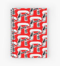 Skull Fiction Honey Bunny Spiral Notebook
