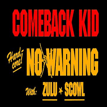 Comeback Kid band Poster