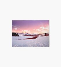 Sunrise In the Tetons Art Board