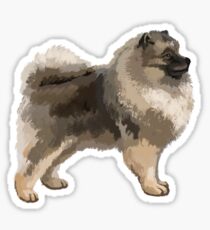 Keeshond Dog Sticker