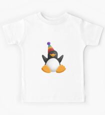 Happy Party Penguin Kids Tee