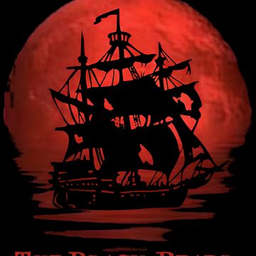 Black Pearl - The Black Pearl By Blood Red Moon | Art Print