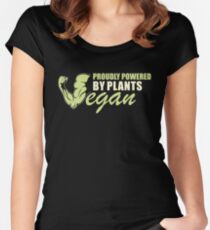 Proudly Powered by Plants Women's Fitted Scoop T-Shirt