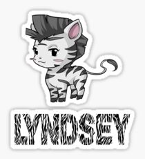 Zebra Lyndsey Sticker