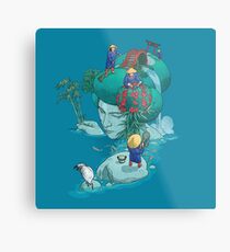 Landscaping Metal Print