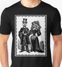 Skeleton Wedding (Border) Unisex T-Shirt